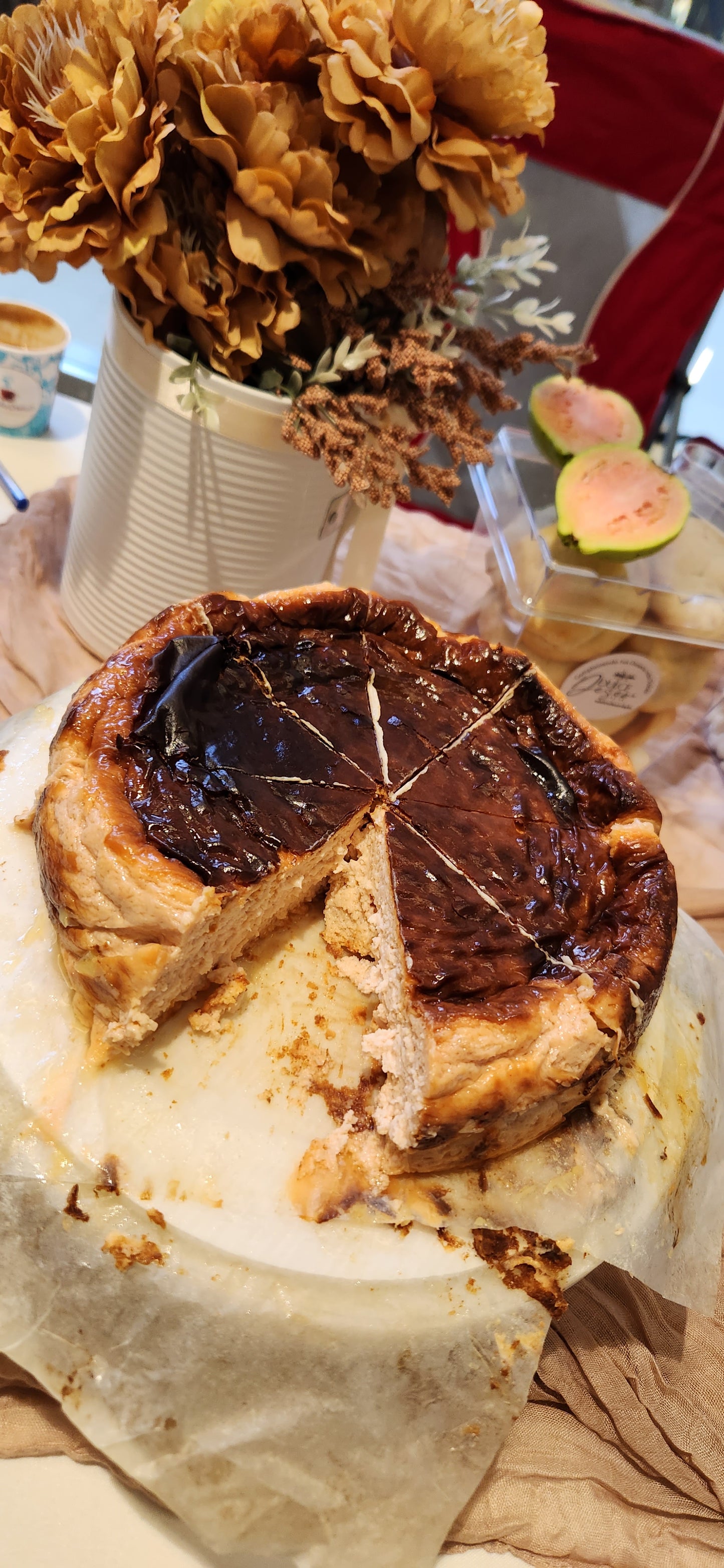 Tarta de Queso Vasca